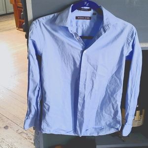 Blue Michael Kors button down